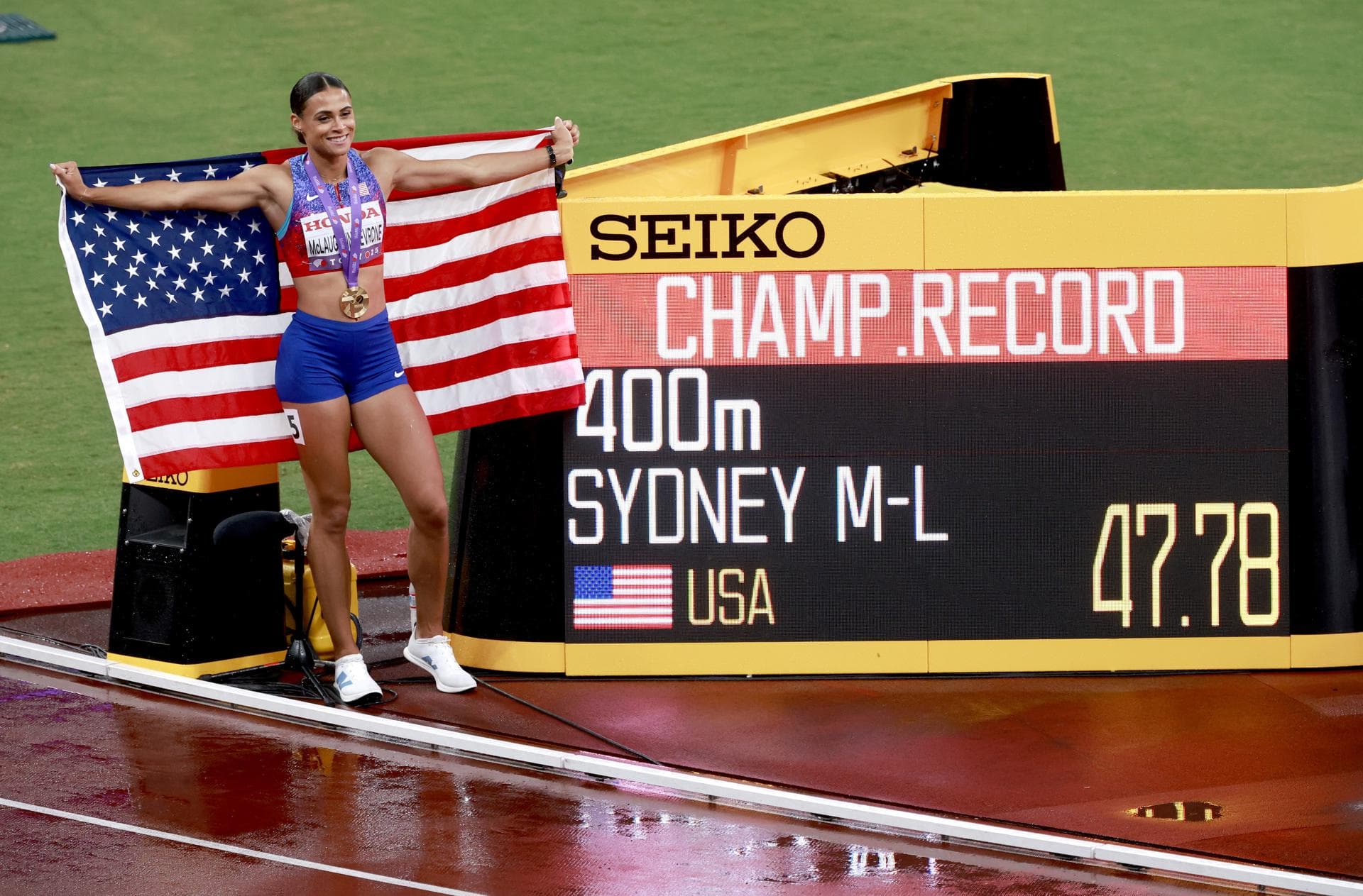 Rompen récords en mundial de atletismo