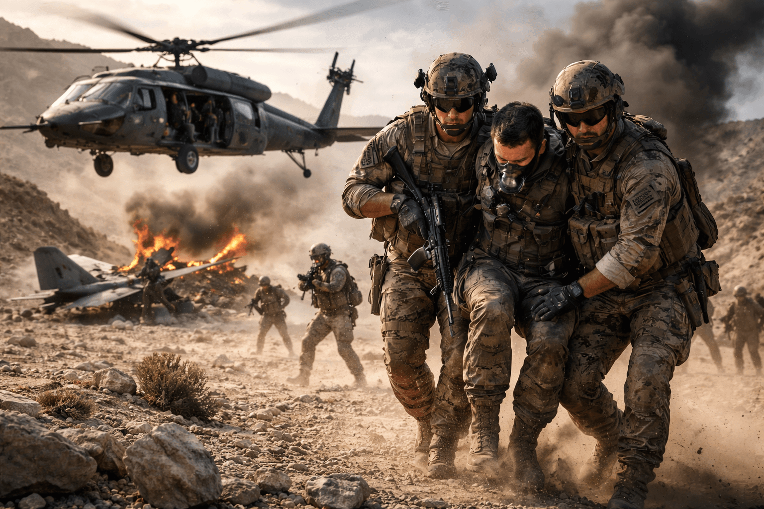 EE.UU. rescata a uno de los dos tripulantes del caza derribado por Irán, según CNN