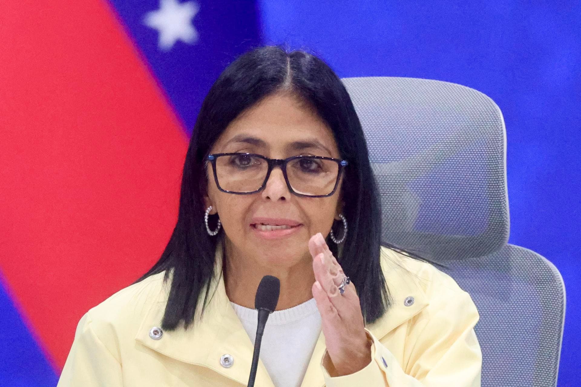 Delcy Rodríguez comienza gira por estados visitados por Machado a su regreso a Venezuela