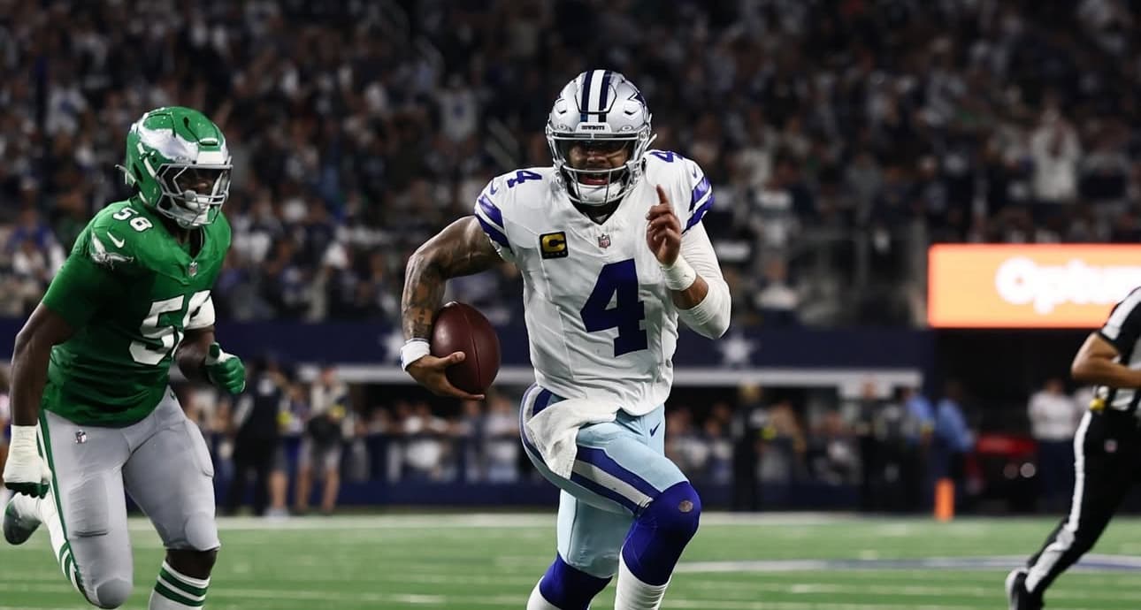 Dak Prescott rompe récord en remontada de Cowboys sobre los campeones Eagles