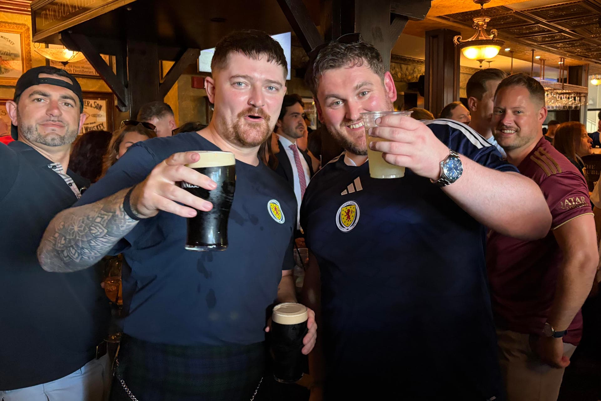 Los escoceses toman Boston durante el Mundial: "Nos hemos quedado sin cerveza"