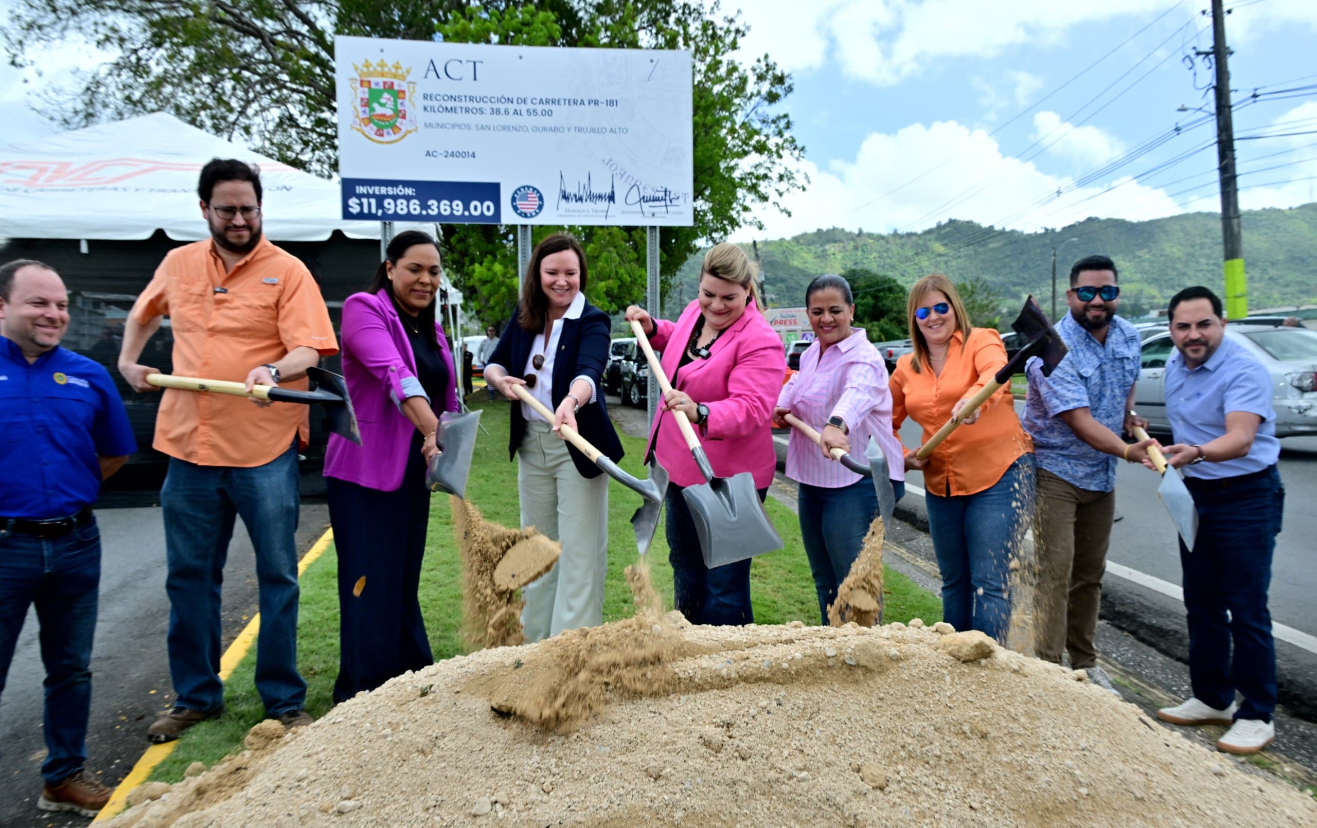 Comienzan trabajos de rehabilitación de carretera PR-181 en Gurabo