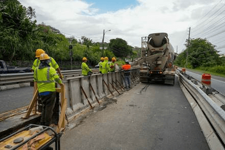 Continúan los trabajos en la PR-1 entre San Juan y Guaynabo
