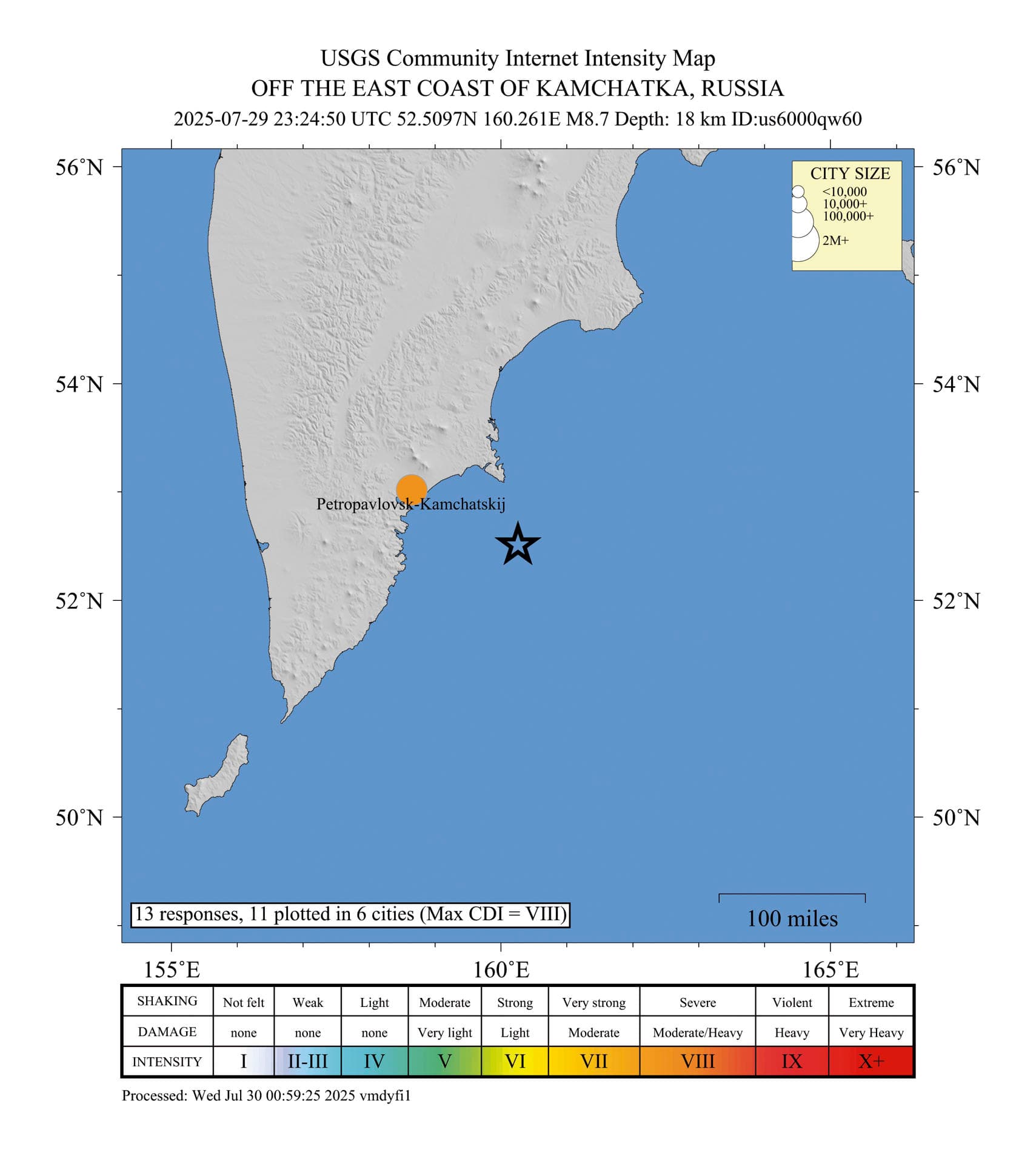 EE.UU. emite alerta de tsunami en Hawái y partes de Alaska
