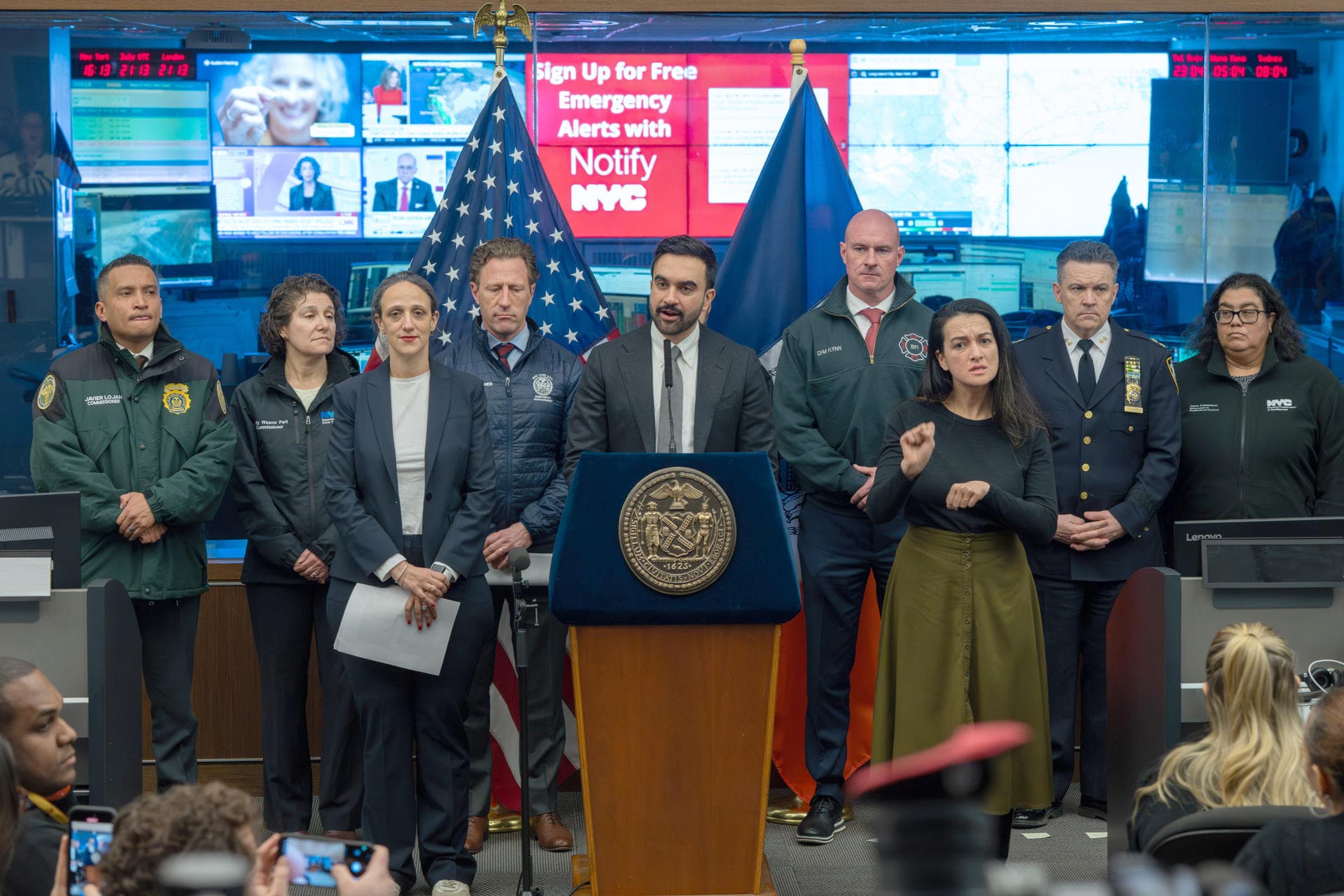 Nueva York podría rozar este fin de semana su récord histórico de frío