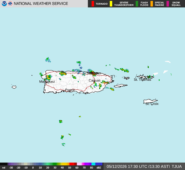 San Juan bajo advertencia de inundaciones