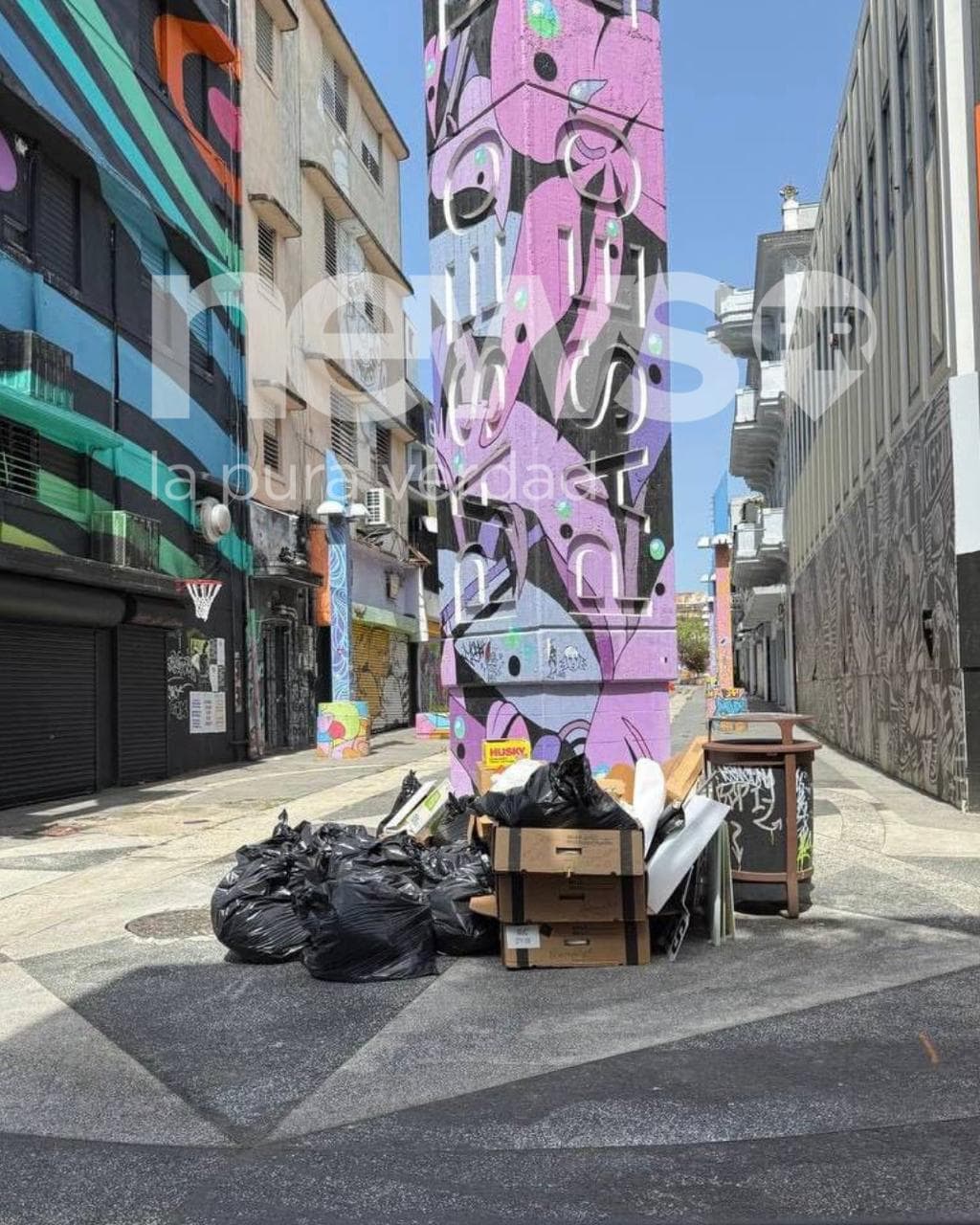 Comité de Victoria Ciudadana desecha material electoral en el Paseo De Diego y causa “reguero” en las calles