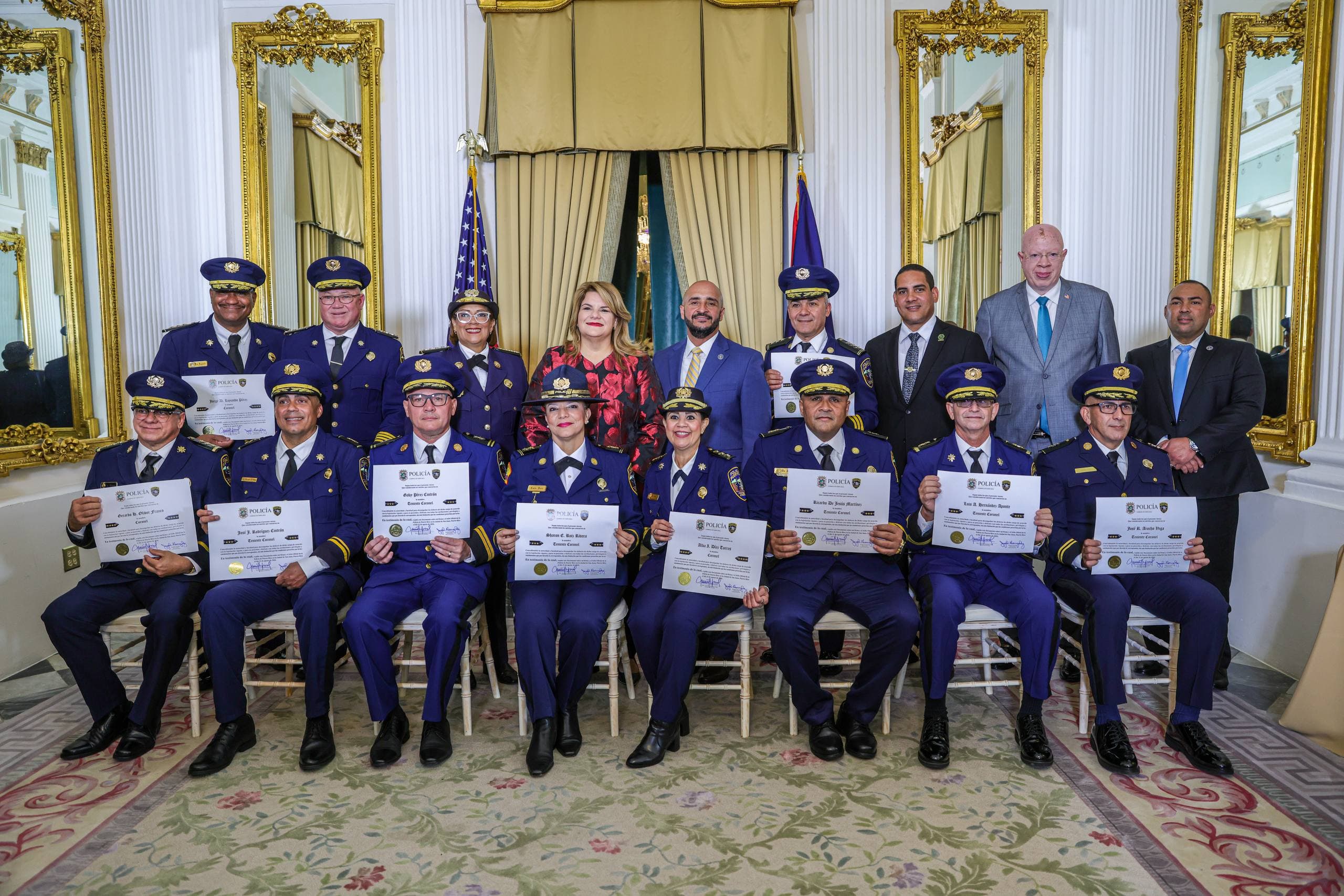 Gobernadora y Superintendente anuncian ascensos en la Policía 