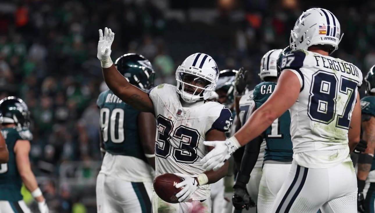 Prescott y Javonte Williams impulsan a Dallas ante unos Eagles sin Hurts
