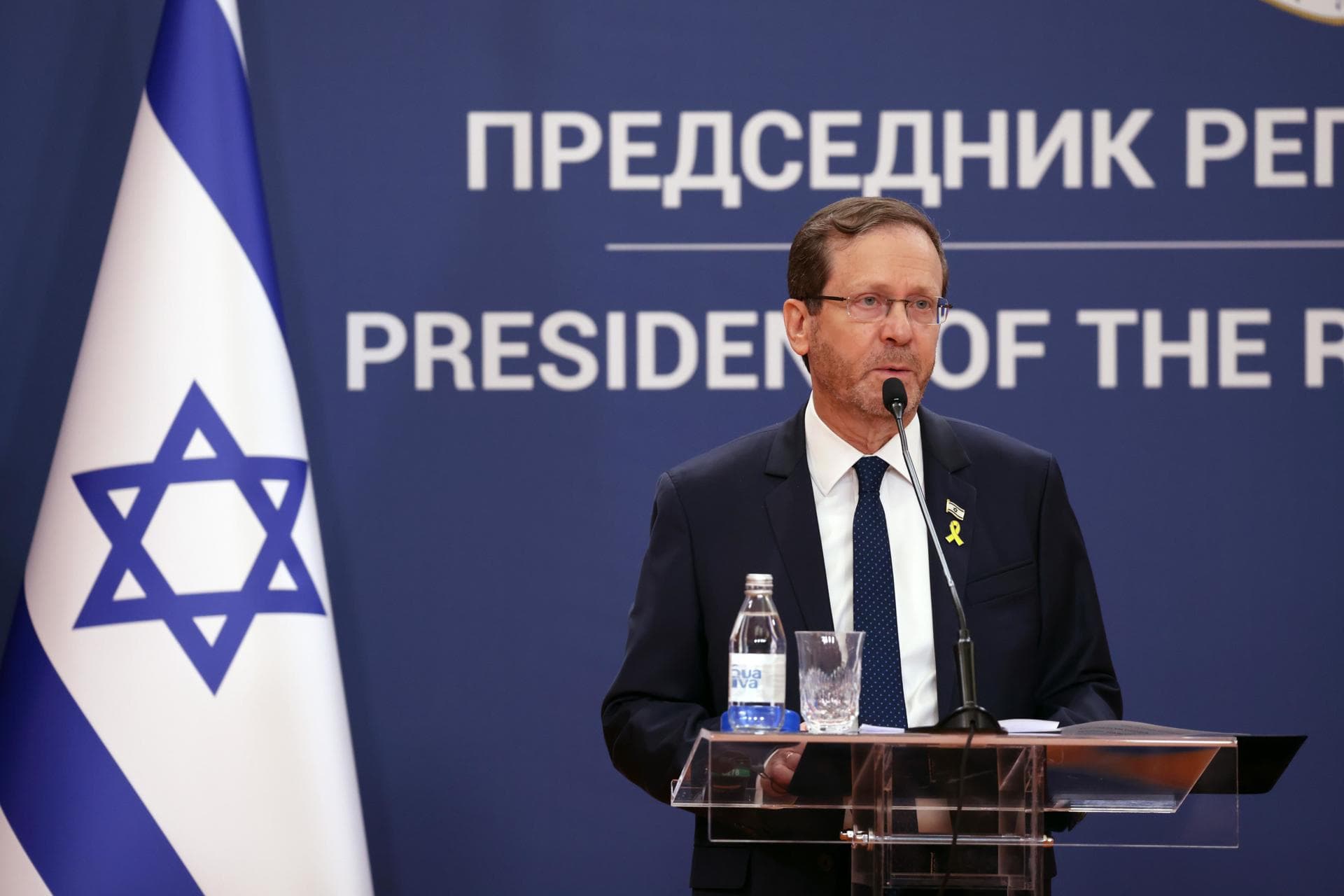 Presidente israelí llama "hipócritas" a líderes mundiales