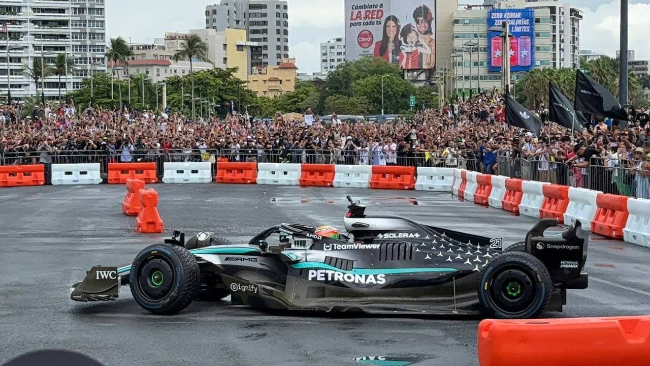 Se siente la adrenalina de la F1 en San Juan