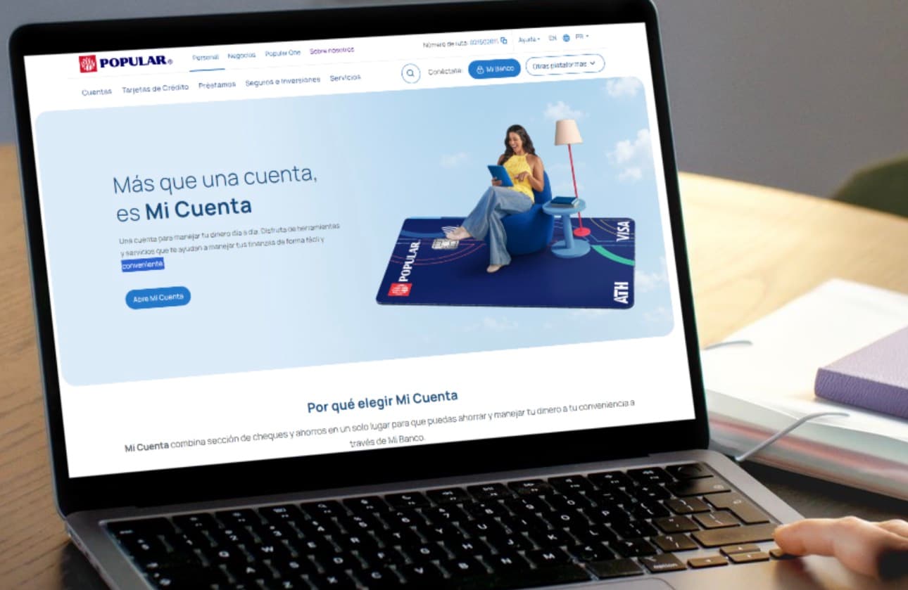 Popular lanza Mi Cuenta y Mi Cuenta Uni para simplificar el manejo diario de las finanzas