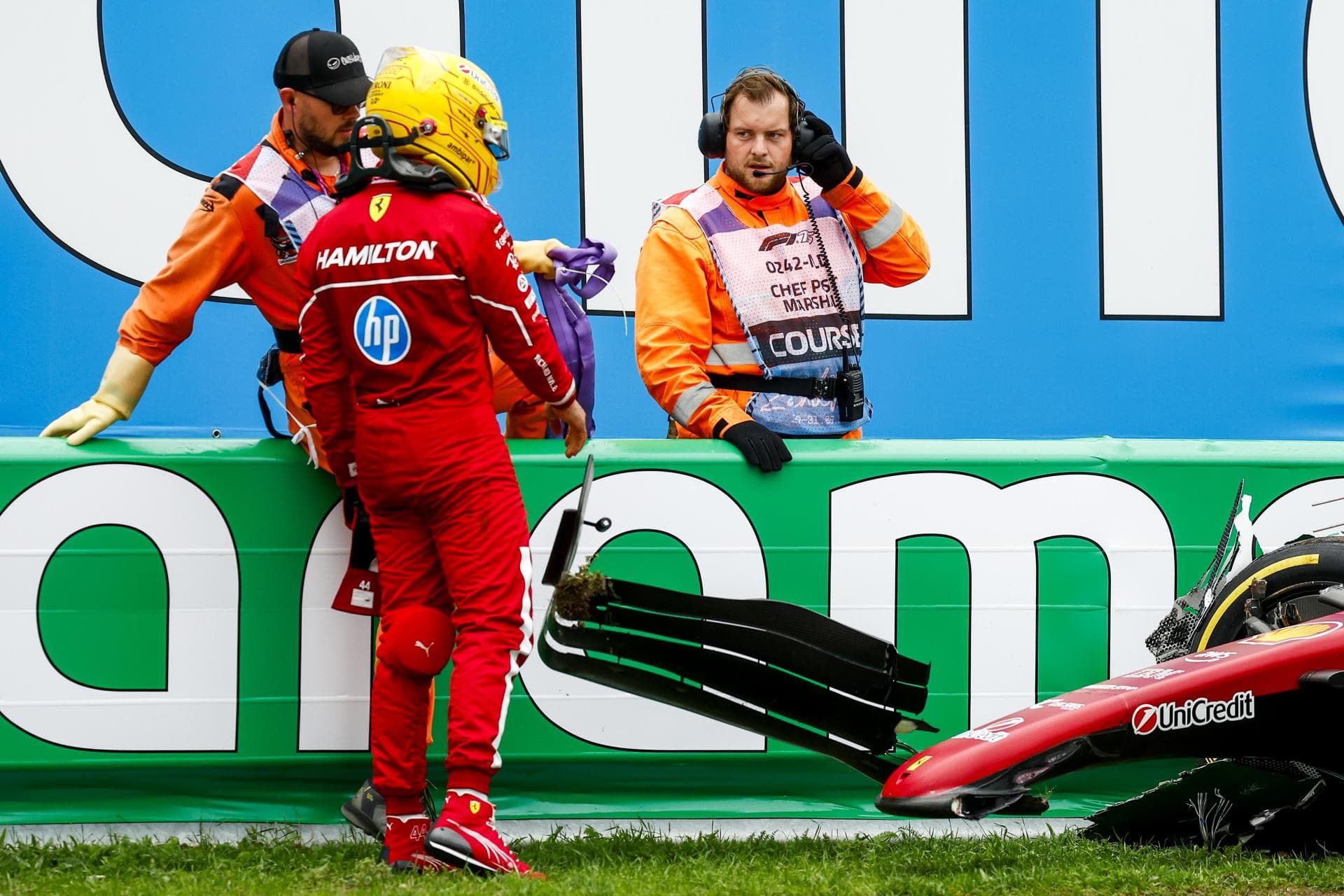 Hamilton perderá cinco puestos por sanción en la parrilla de Monza