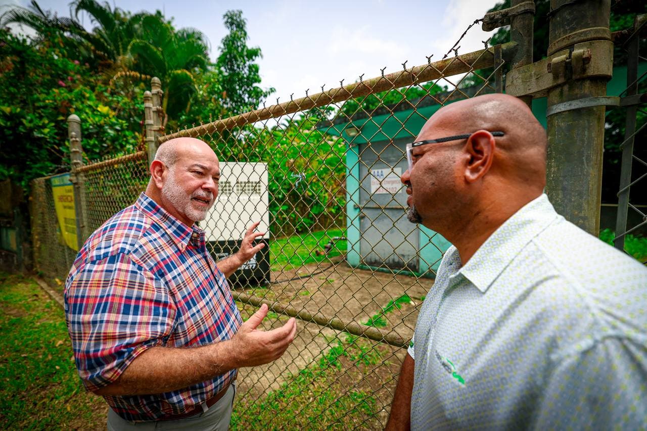 Presidente cameral evalúa sistema potable en Río Grande