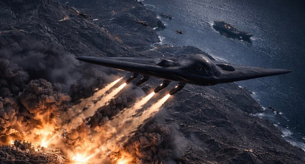 EE.UU. desplegó dos B-2 desde su territorio para bombardear Irán