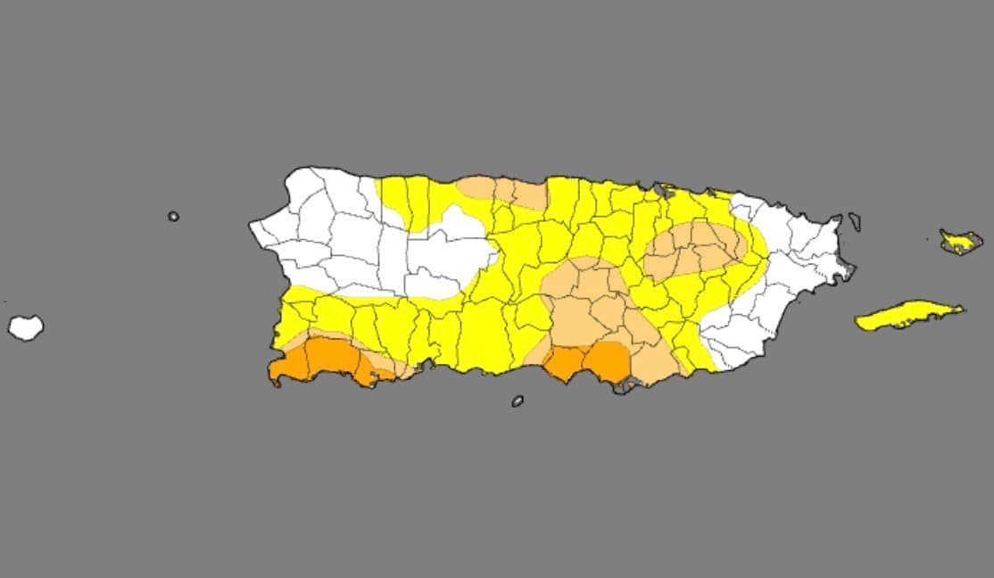 Casi una cuarta parte de Puerto Rico permanece bajo condiciones de sequía
