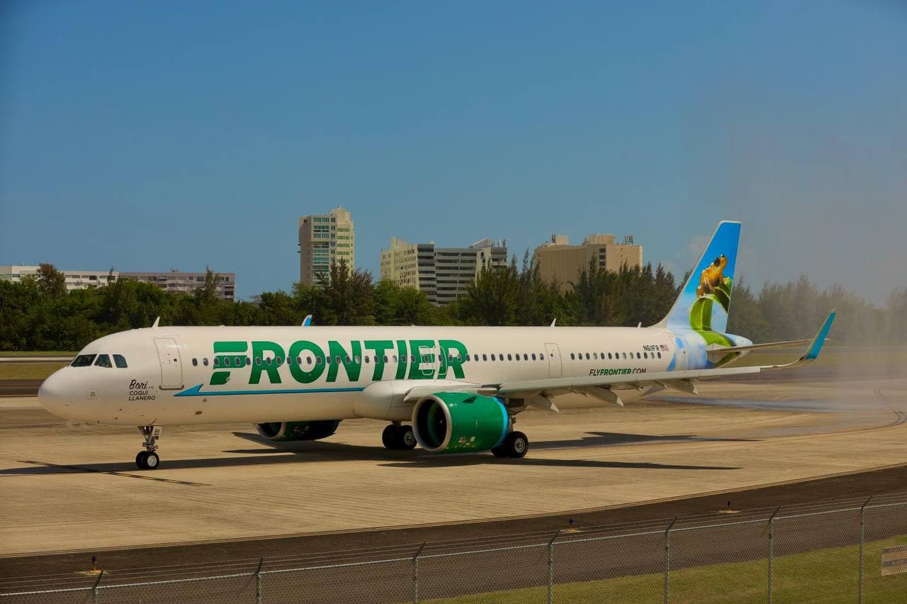 Avión de Frontier sufre percance en aterrizaje en el Aeropuerto LMM