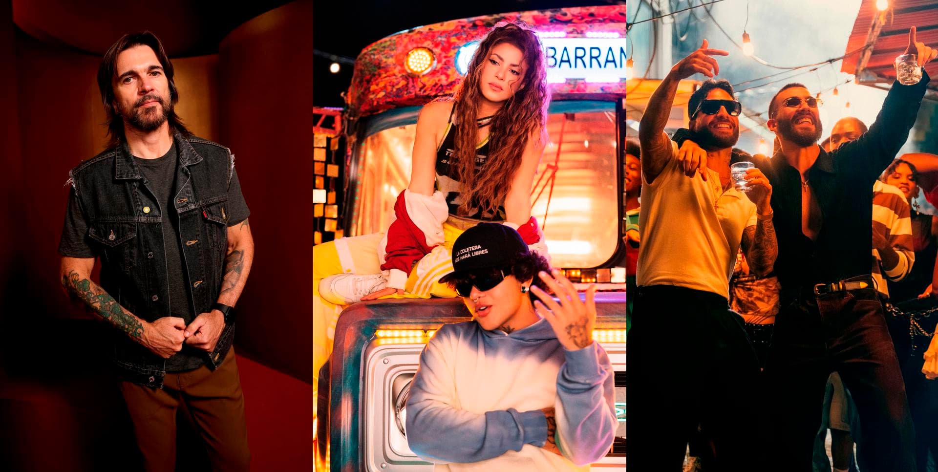 Los colombianos Juanes, Shakira, Maluma y Manuel Turizo destacan en los estrenos musicales