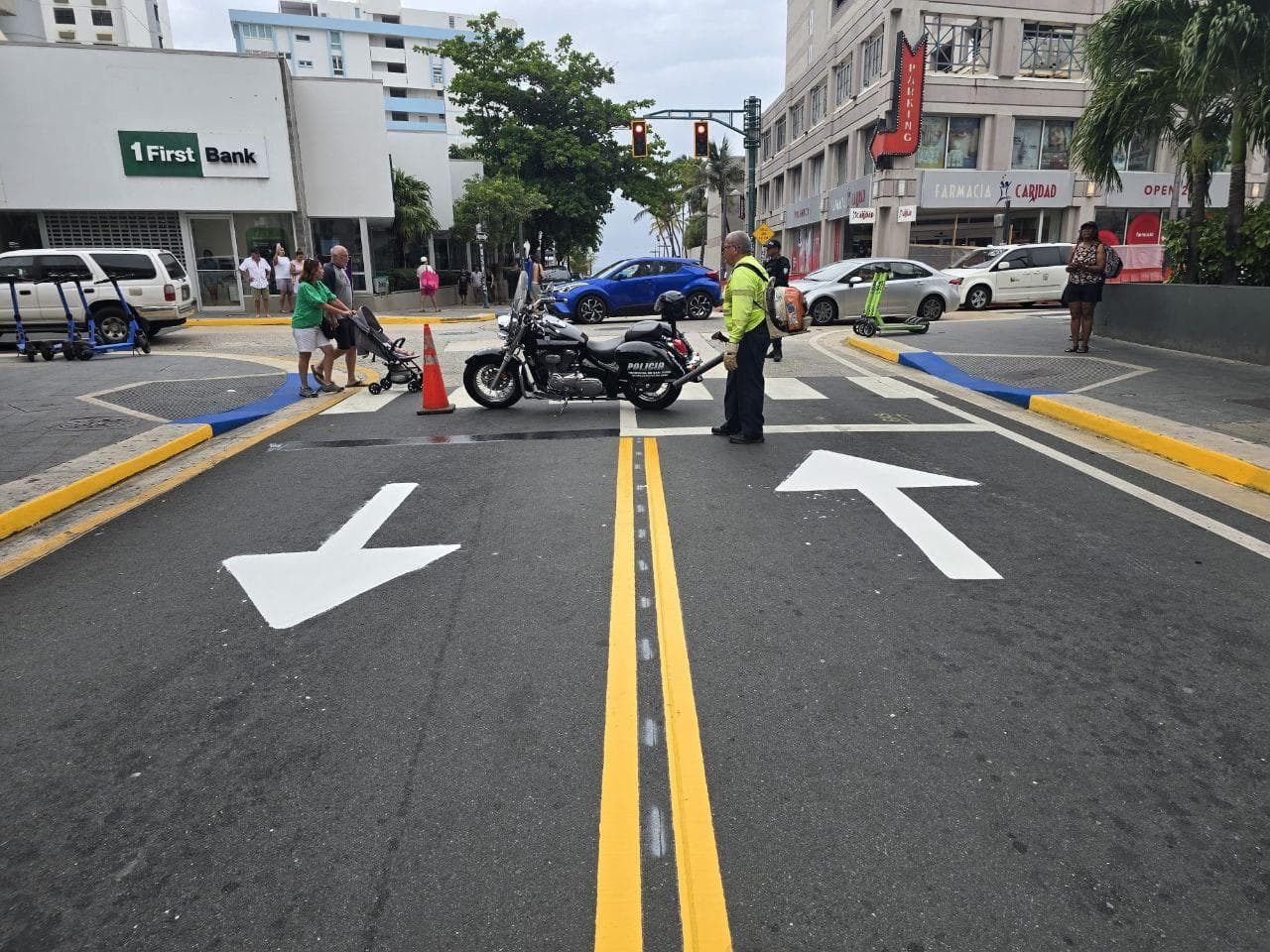 Implementan cambio direccional en la Calle Condado