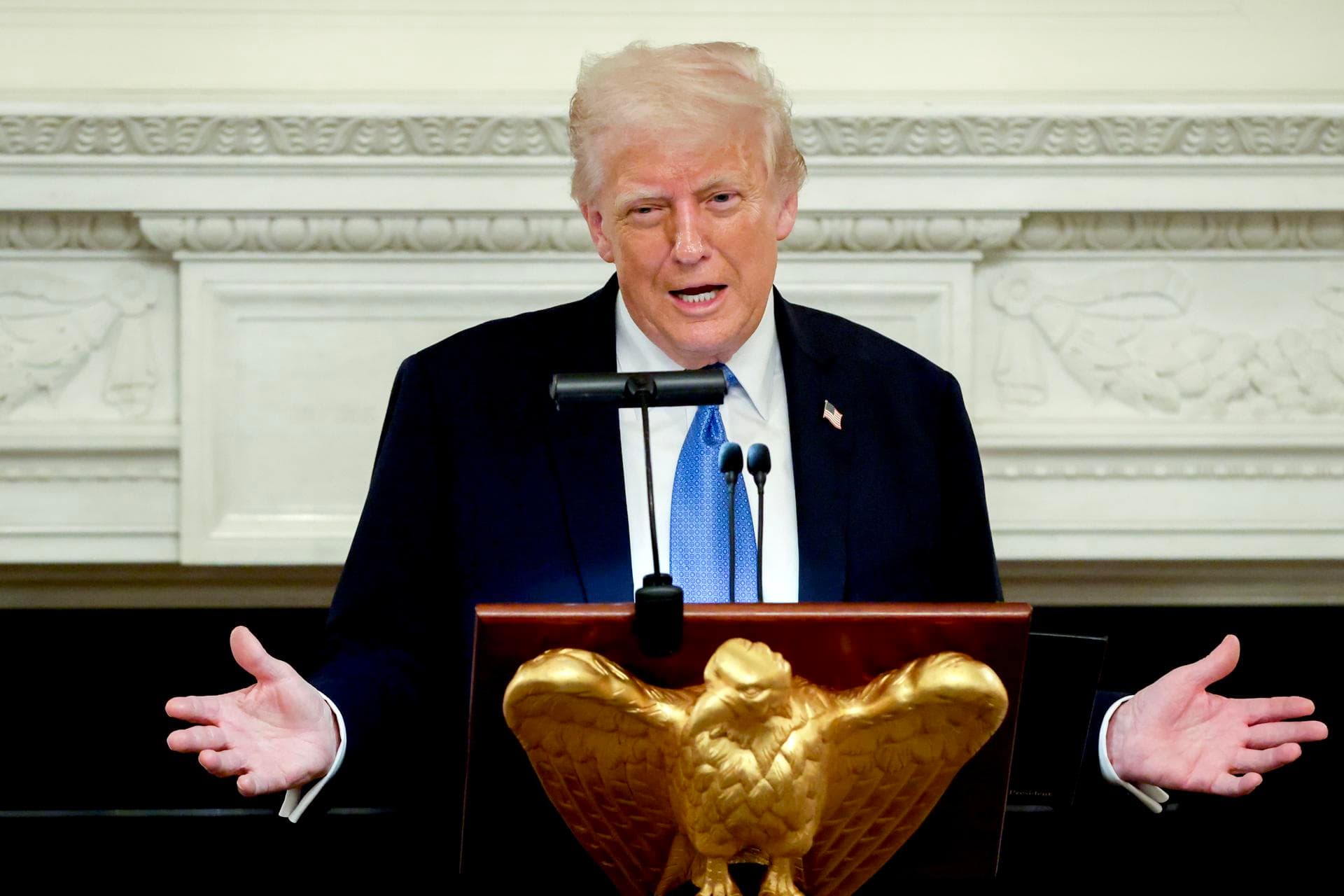 Trump amenaza con demandar por tema del avión de Catar 