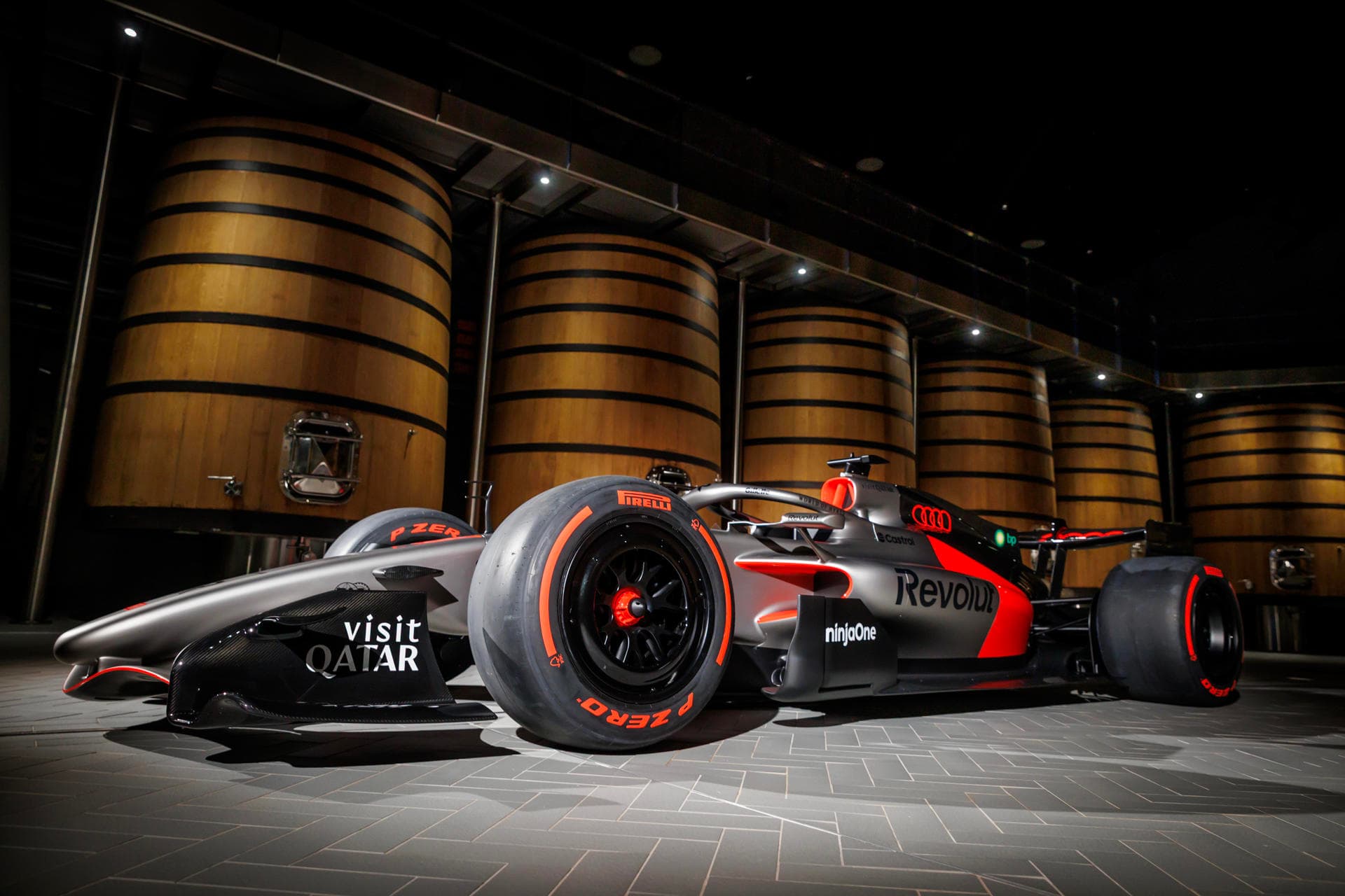 Audi presenta su monoplaza de Fórmula 1 para 2026 en Bodegas Marqués de Murrieta