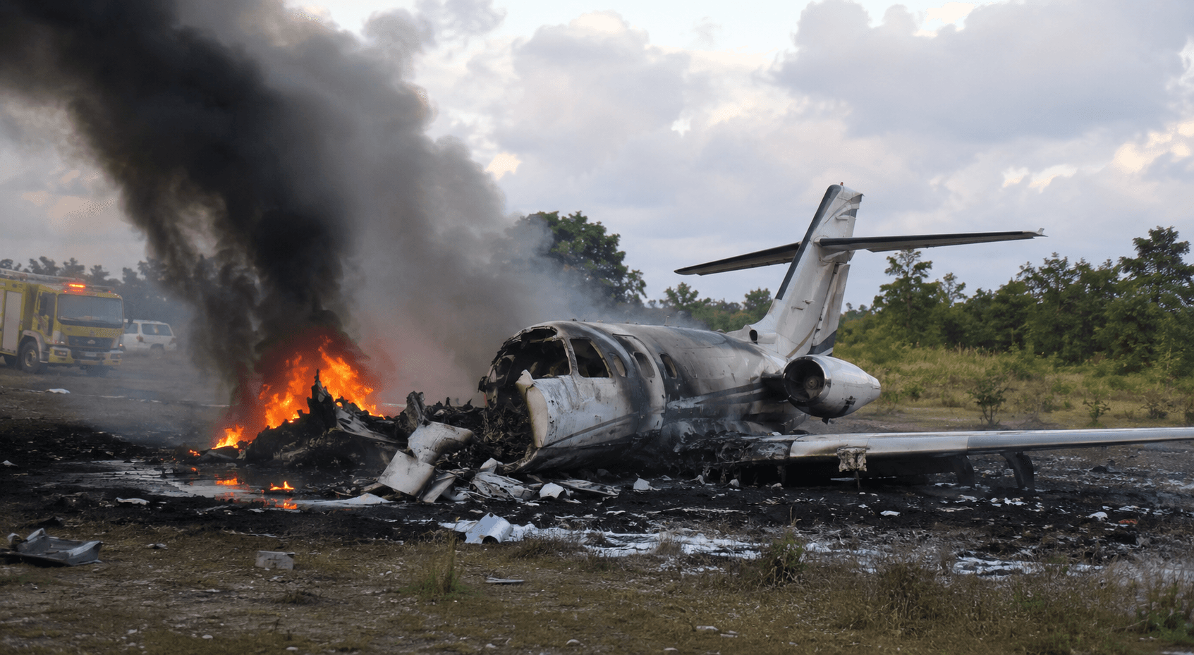 Mueren los dos tripulantes del avión accidentado en República Dominicana