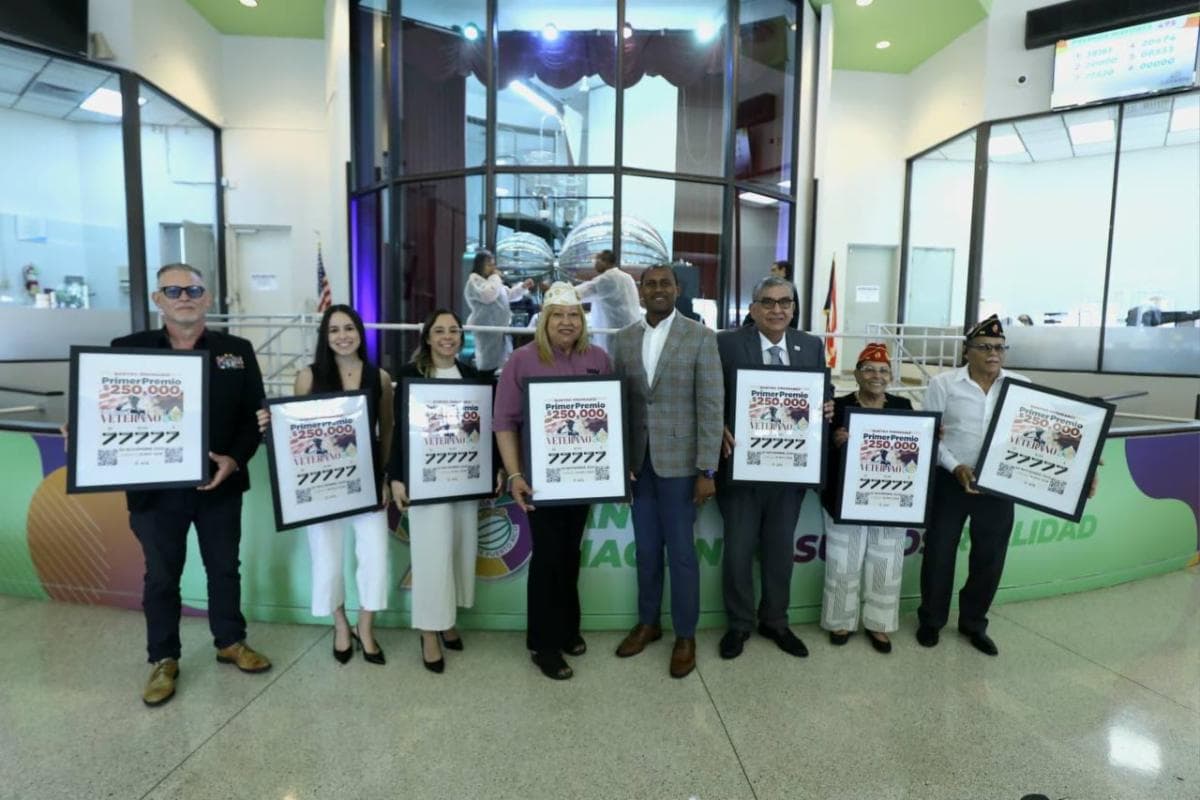 Lotería Tradicional rinde homenaje a veteranos puertorriqueños con billete conmemorativo del Mes de Honrar al Veterano
