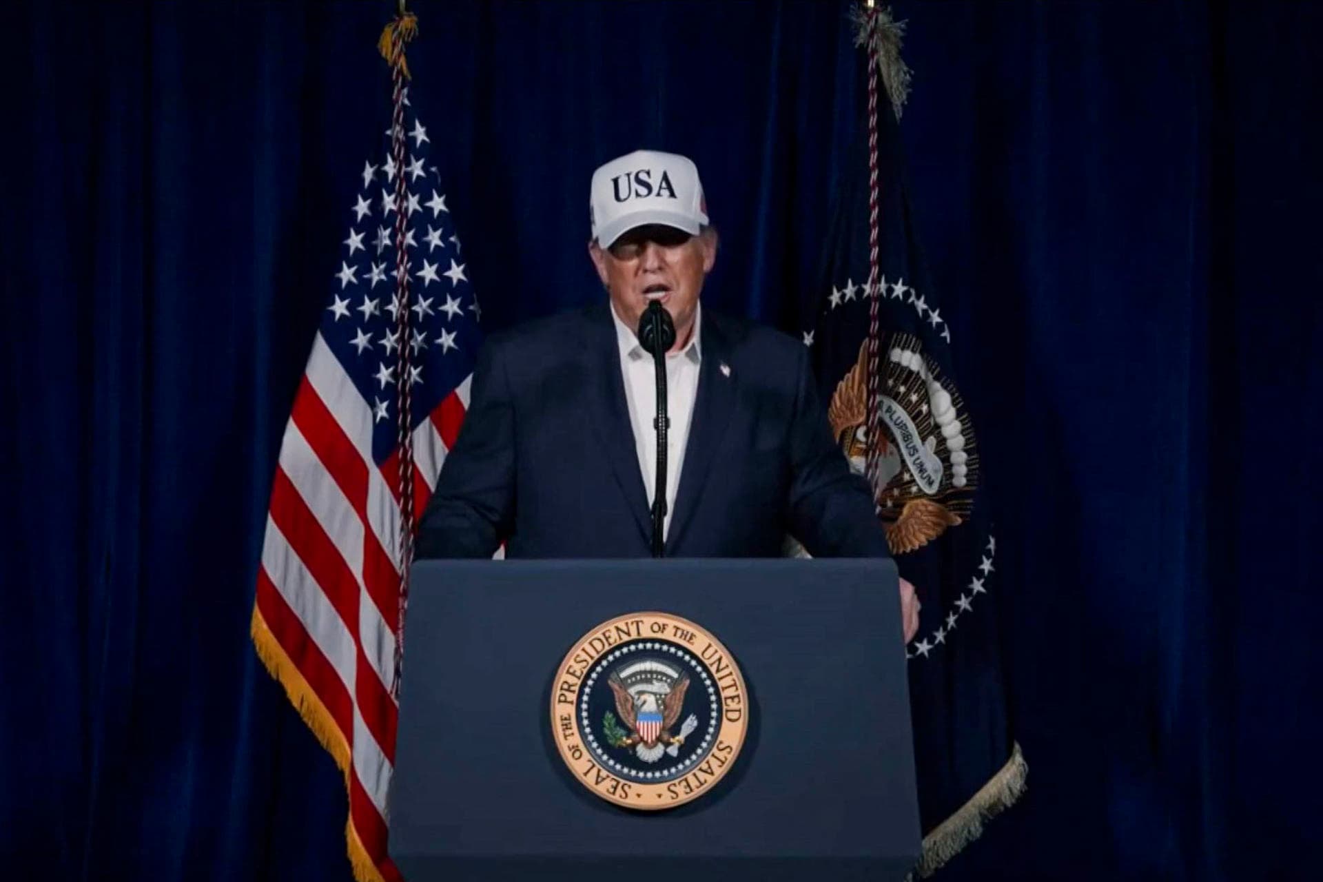 Trump hará un "importante" anuncio sobre la guerra en Irán