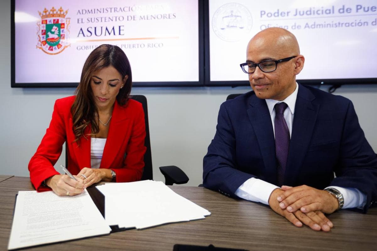ASUME y Poder Judicial firman acuerdo para agilizar casos de pensión alimentaria
