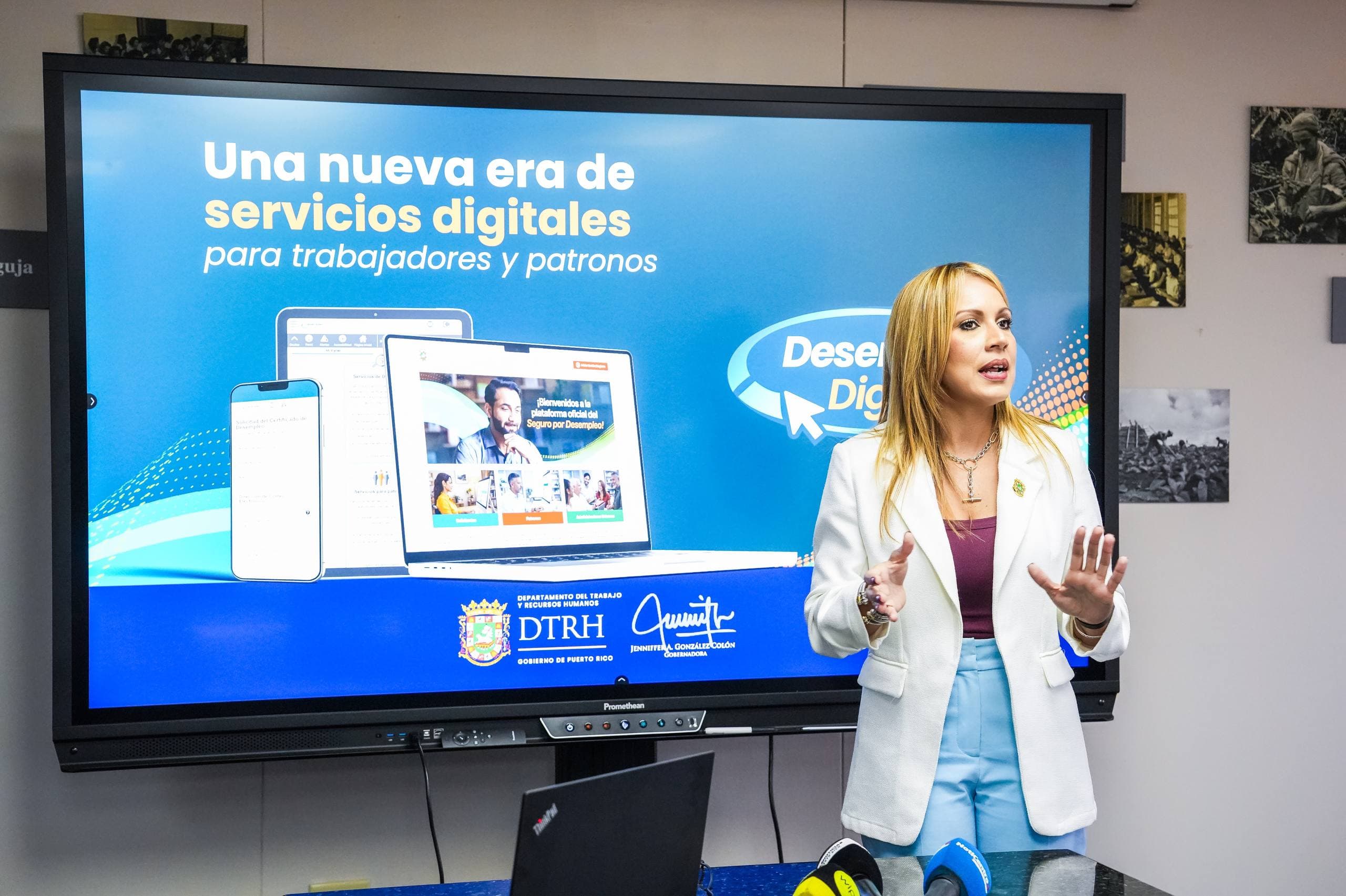 DTRH presenta plataforma digital para trámites del Seguro por Desempleo y patronos