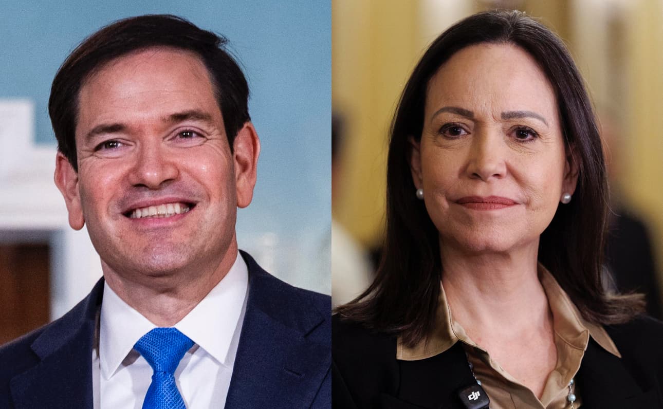 Marco Rubio y María Corina Machado se reunirán hoy en Washington