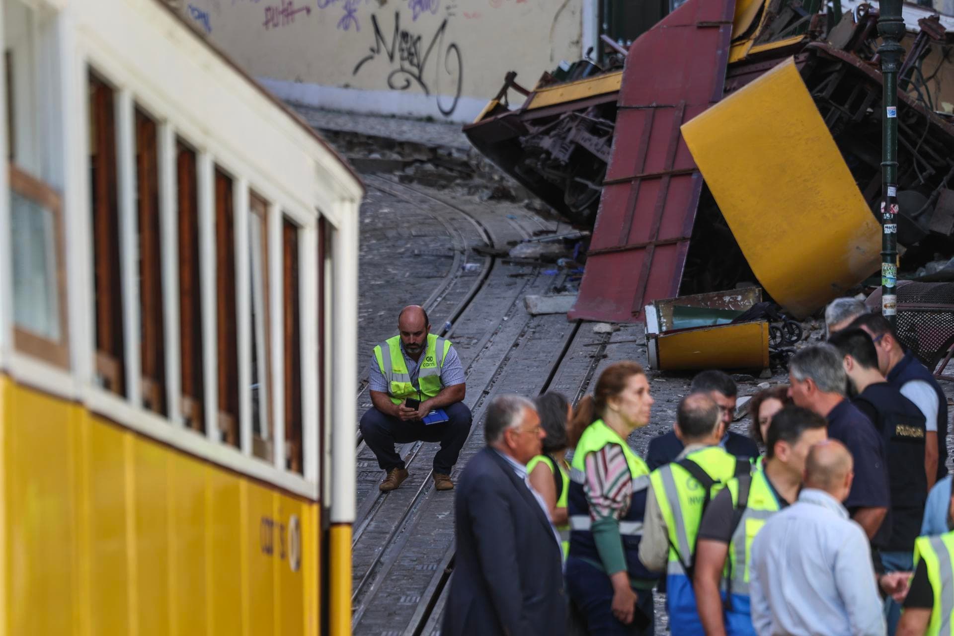 Encuentran posible causa de accidente funicular en Portugal
