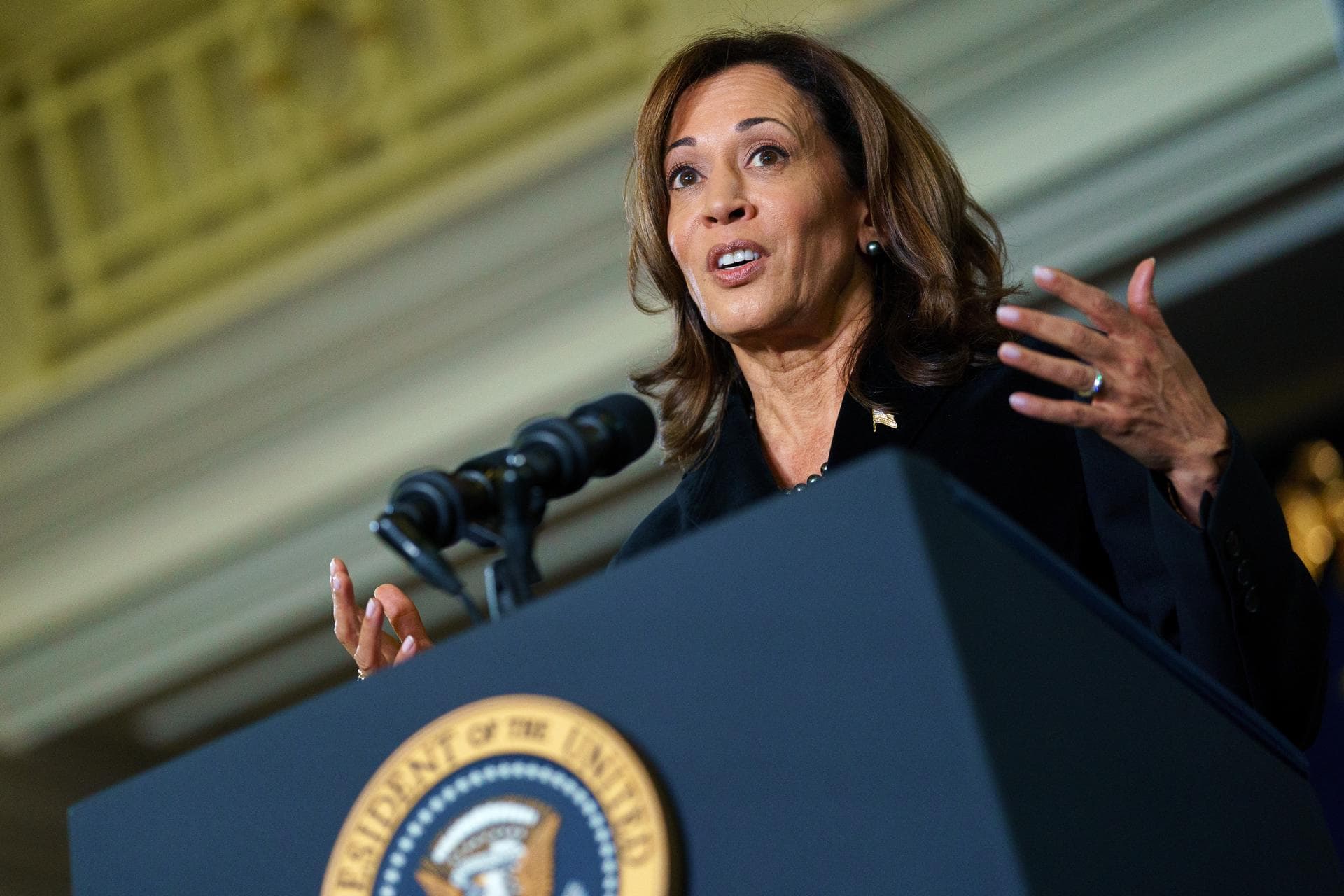Trump revoca la escolta del Servicio Secreto a Kamala Harris