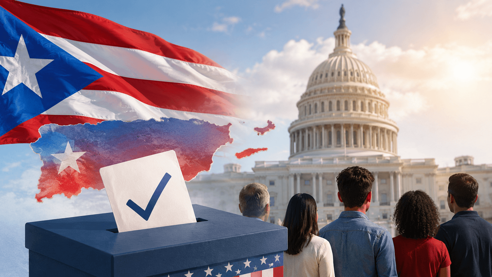 EXCLUSIVA: Siete de cada diez votantes puertorriqueños en los estados respaldan la Estadidad para Puerto Rico