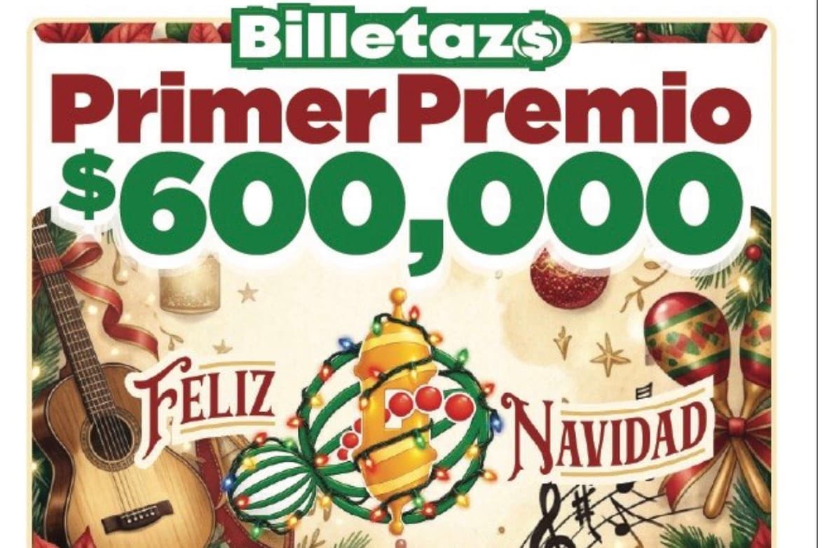 Billetazo de Navidad saldrá a la venta con más de 6.6 millones de dólares en premios