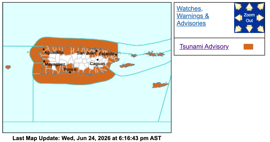 Se cancela la advertencia de tsunami