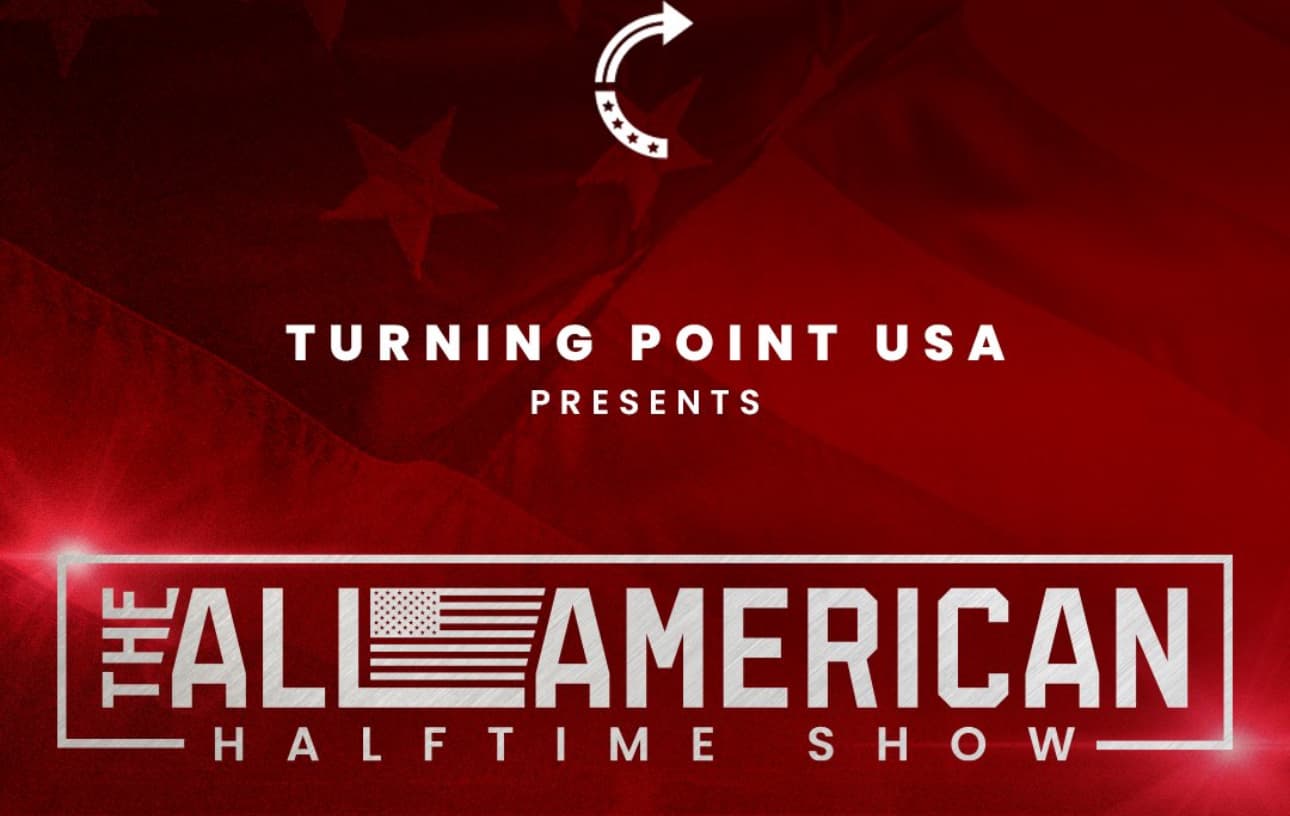 Turning Point USA anuncia su propio espectáculo del medio tiempo “All American Halftime Show”