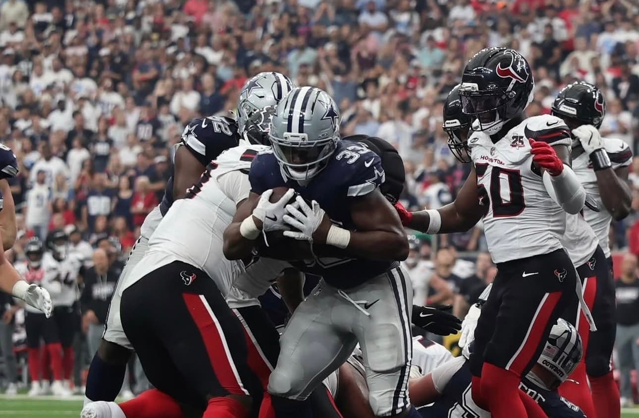 Drama en victoria de Dallas y tres equipos mantienen su invicto en la NFL