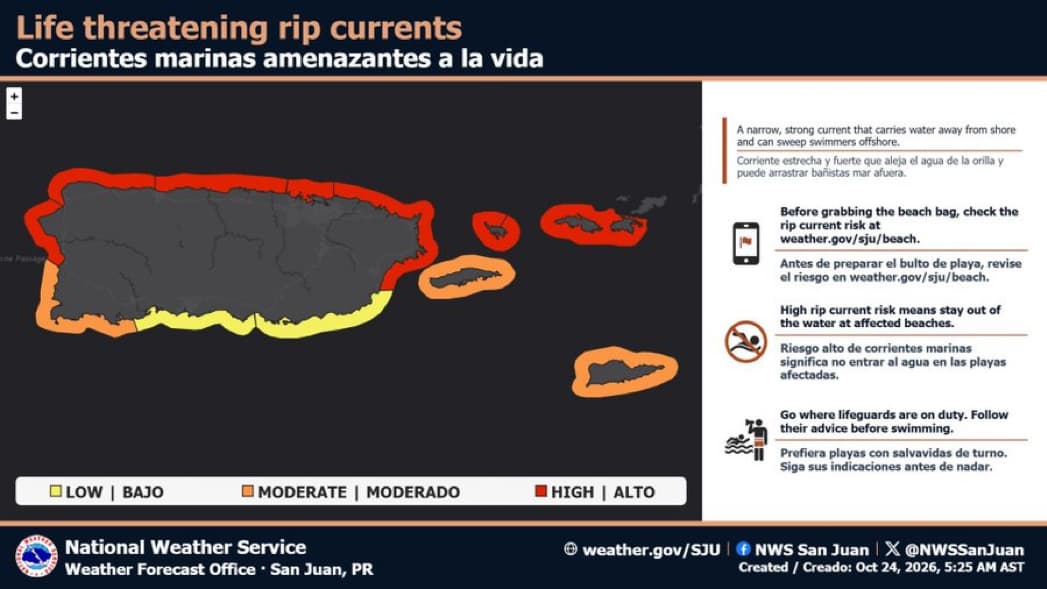 Condiciones calurosas y húmedas para este sábado