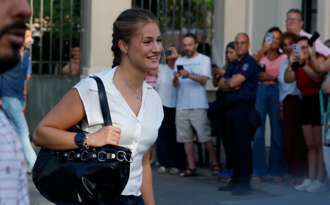 La princesa española Leonor comienza "con muchas ganas" su etapa universitaria