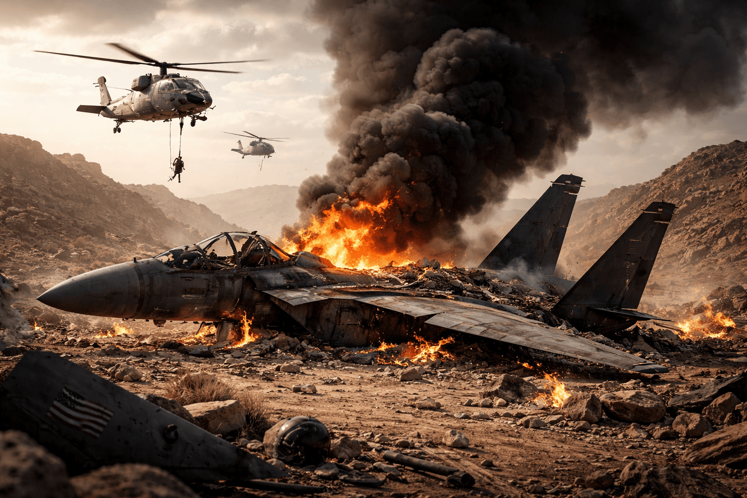 Derriban un caza estadounidense en Irán