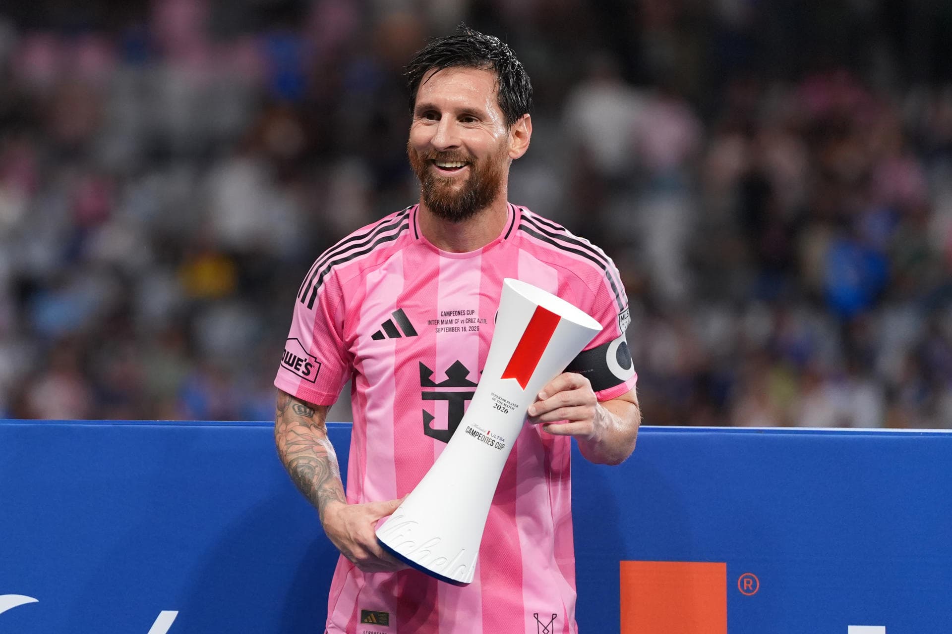 Messi aporta su centésimo gol con Inter Miami a la conquista de la Campeones Cup