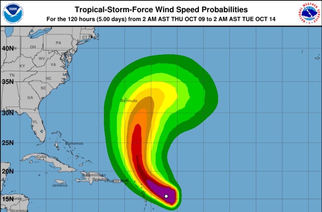 Tormenta causará fuertes lluvias para la isla 