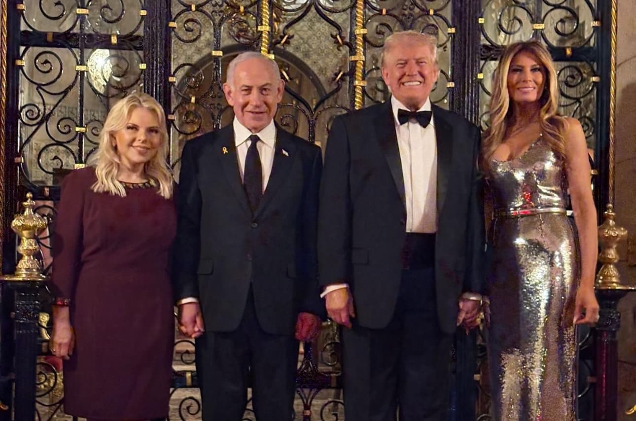 Netanyahu asiste a la fiesta de Nochevieja de Donald Trump en Florida