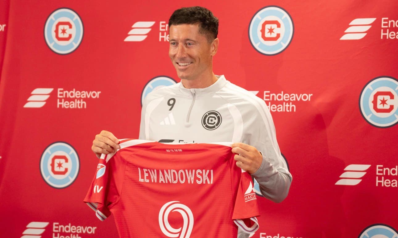Lewandowski, en su presentación con el Chicago Fire: "Irme de Barcelona fue difícil"