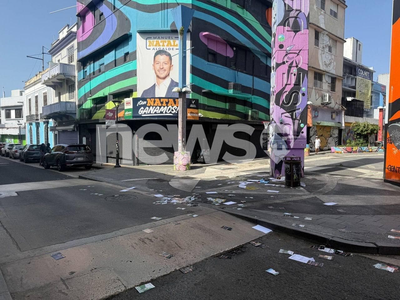 Controversia por basura y maletines de la CEE en Río Piedras 