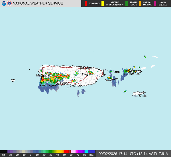 Seis municipios del oeste bajo advertencia de inundaciones