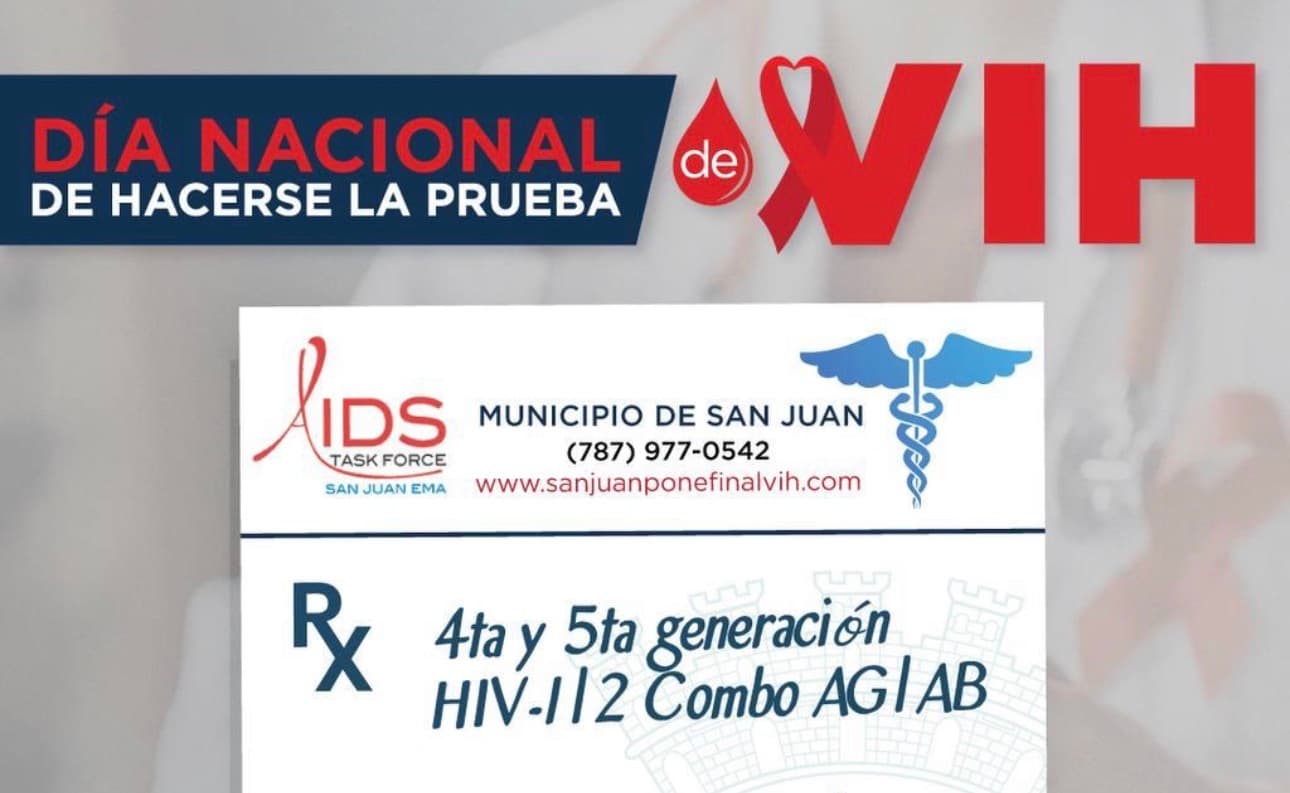 Municipio de San Juan promueve el Día Nacional de Hacerse la Prueba del VIH con pruebas gratuitas en toda su red de salud