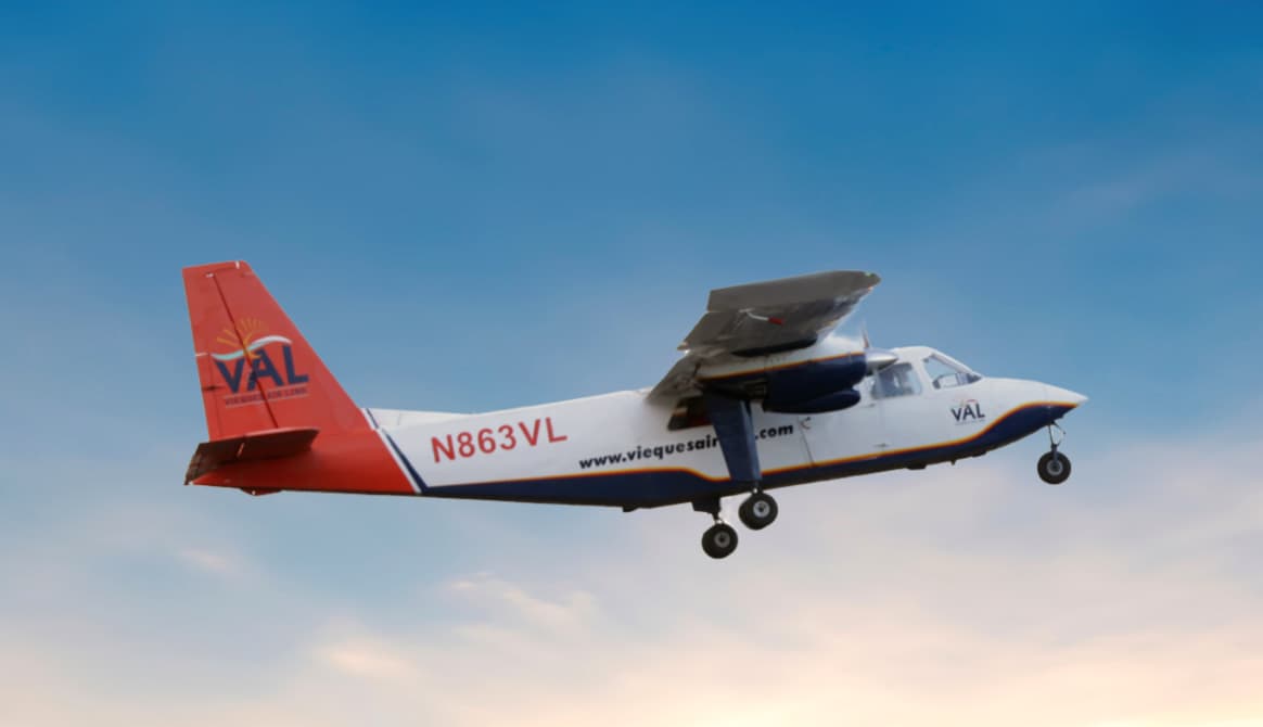 Vieques Air Link establece nueva ruta aérea entre Ceiba y St. Thomas