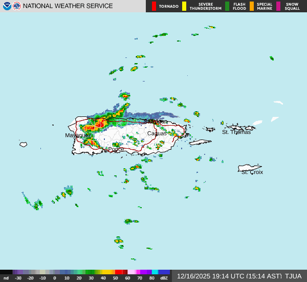 Advertencia de inundaciones para San Juan